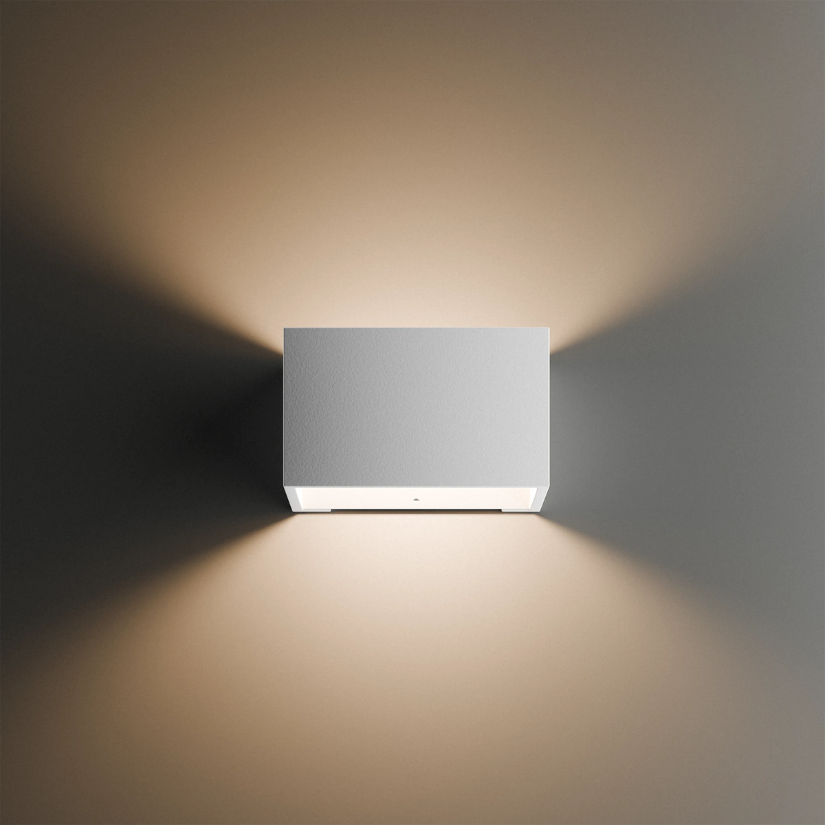 Nowodvorski Kinkiet LIA LED 7W 50/60Hz - Aluminium lakierowane - Biały 6913 - lampa włączona