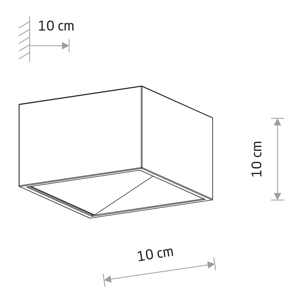 Nowodvorski Kinkiet LIA LED 7W 50/60Hz - Aluminium lakierowane - Biały 6913