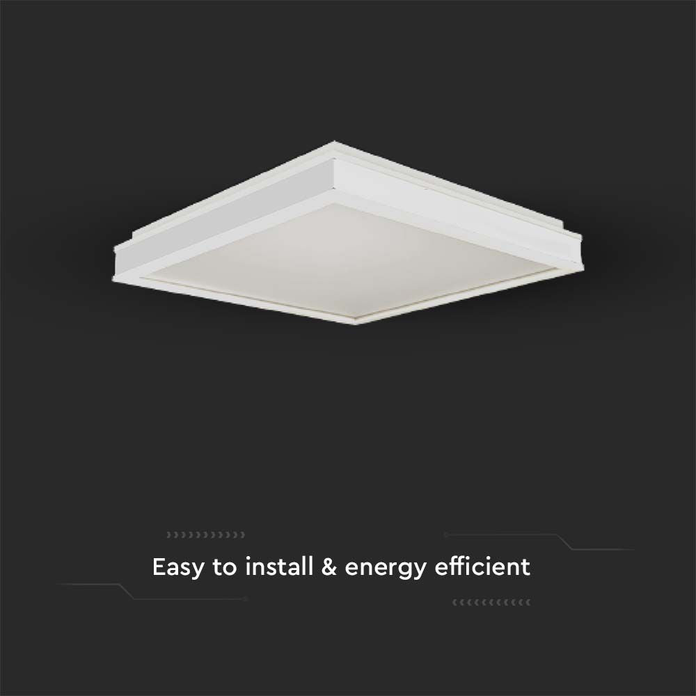 48W Lampa dekoracyjna LEDTRIAC / Ściemniana / Barwa: 4000K / Kolor: Biały / Kształt: Kwadratowy