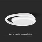 38W Lampa Dekoracyjna LED / Barwa: 4000K / Biała