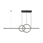 15W Lampa wisząca dekoracyjna LED 4000K / Kolor: Czarny