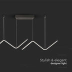 12W Lampa wisząca dekoracyjna LED / Barwa: 4000K/ Kolor: Czarny