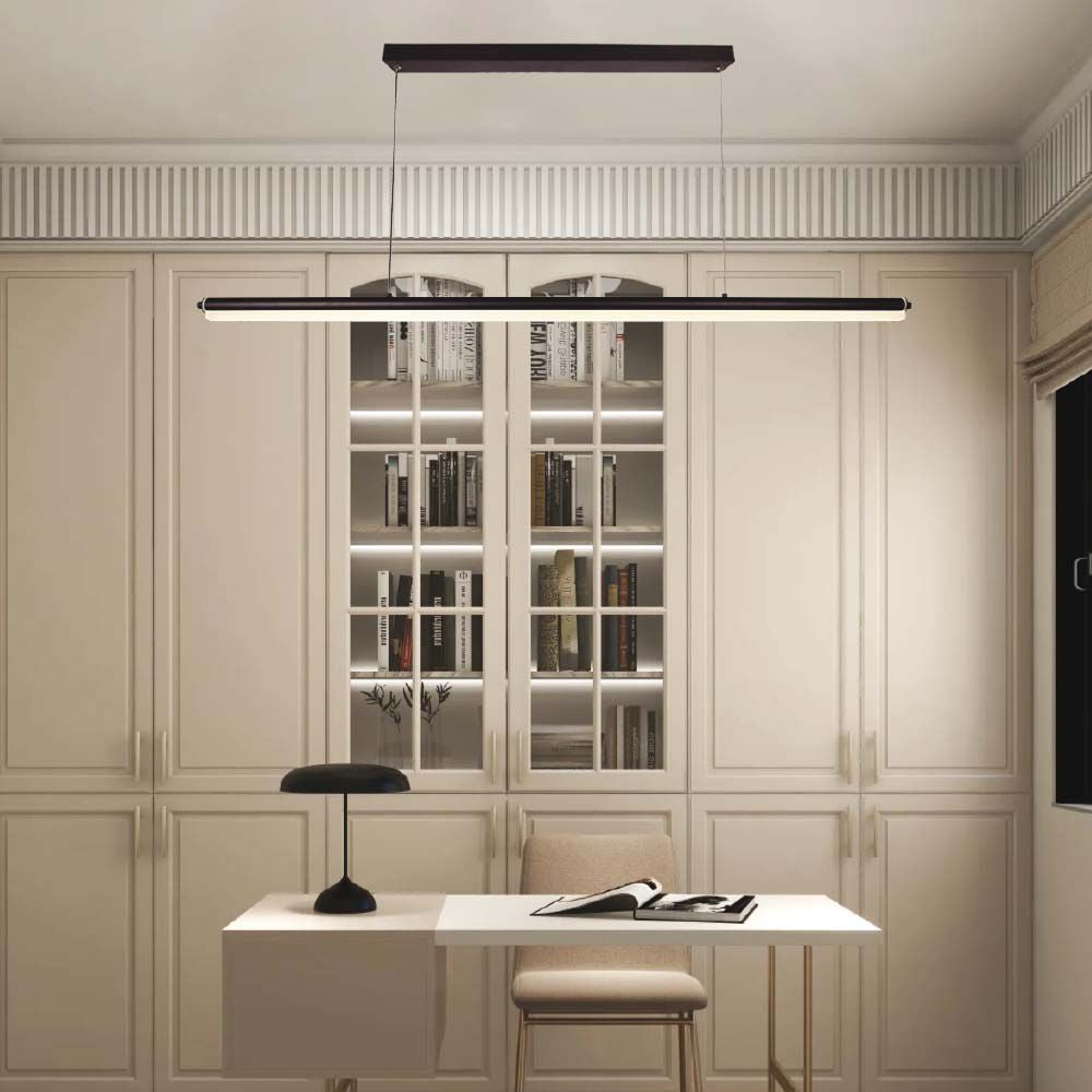 23W Lampa wisząca dekoracyjna LED / Barwa: 4000K/ Kolor: Czarny