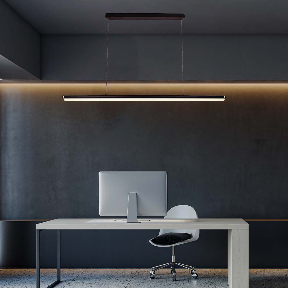 23W Lampa wisząca dekoracyjna LED / Barwa: 4000K/ Kolor: Czarny