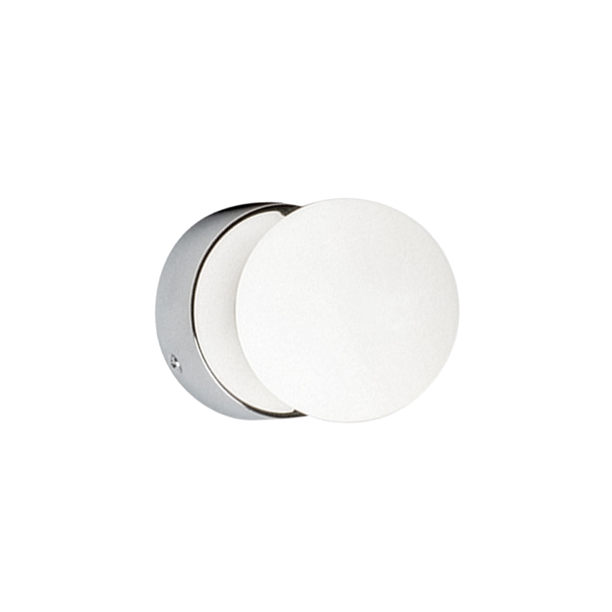 Nowodvorski Kinkiet BRAZOS 10W only LED 50/60Hz - Szkło - Biel, Chrom 6948