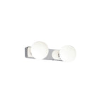 Nowodvorski Kinkiet BRAZOS 2x10W only LED 50/60Hz - Szkło - Chrom, Biel