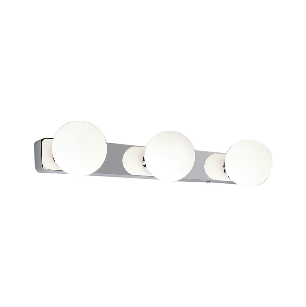Nowodvorski Kinkiet BRAZOS 3x10W only LED 50/60Hz - Szkło - Chrom, Biel