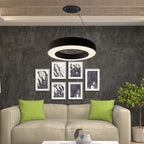 50W Lampa wisząca dekoracyjna LED Triac / Ściemniana / 4000K / Kolor: Czarny