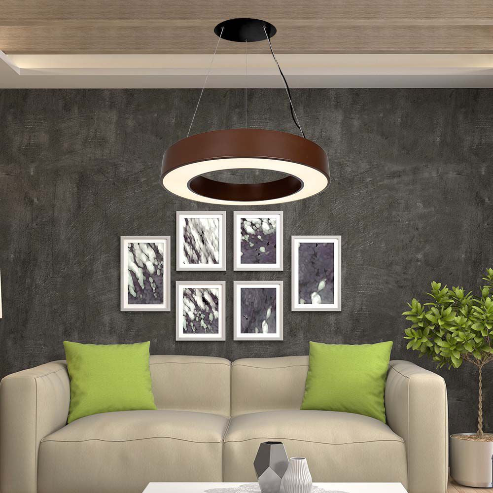 50W Lampa wisząca dekoracyjna LED Triac / Ściemniana / 4000K CORTEN