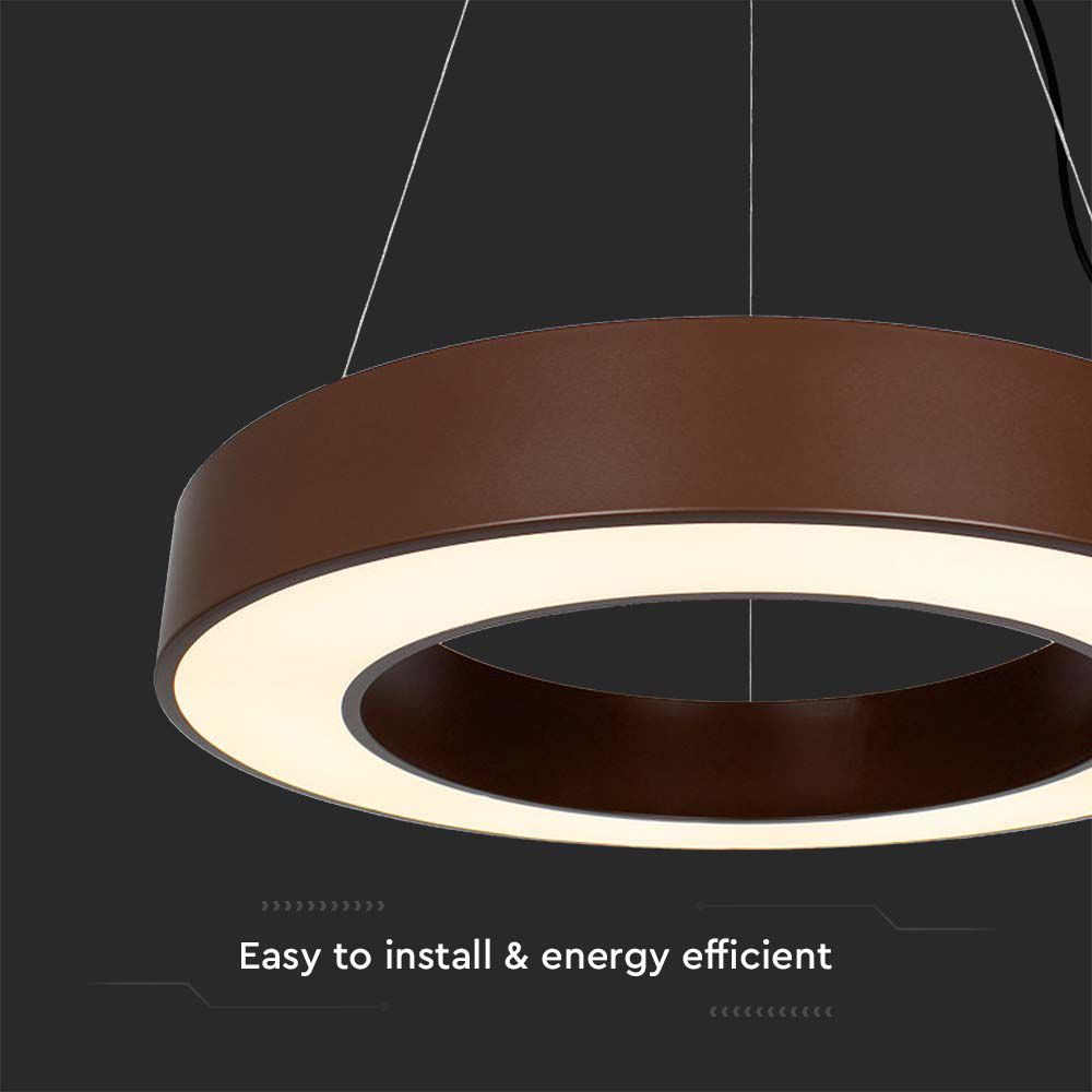 50W Lampa wisząca dekoracyjna LED Triac / Ściemniana / 4000K CORTEN