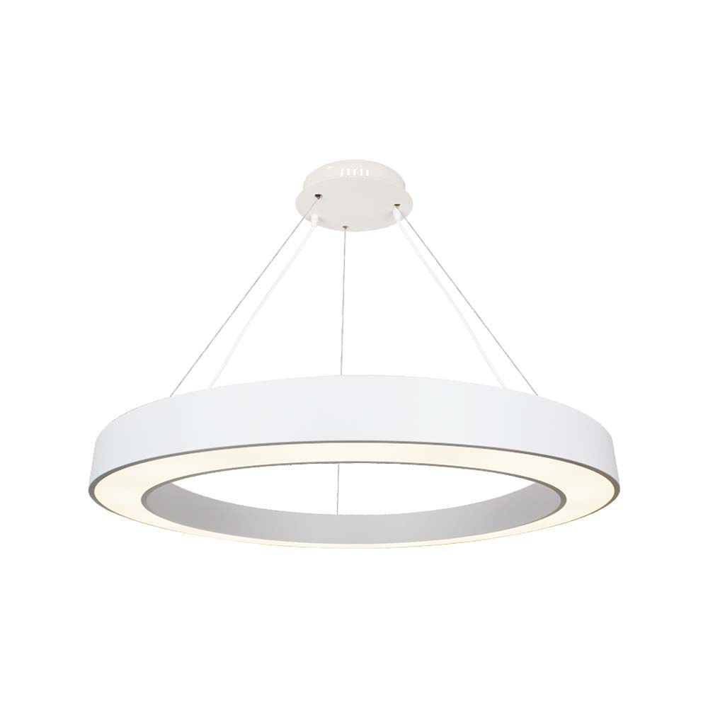 90W Lampa wisząca dekoracyjna LED Triac / Ściemniana / 4000K / Kolor: Biały