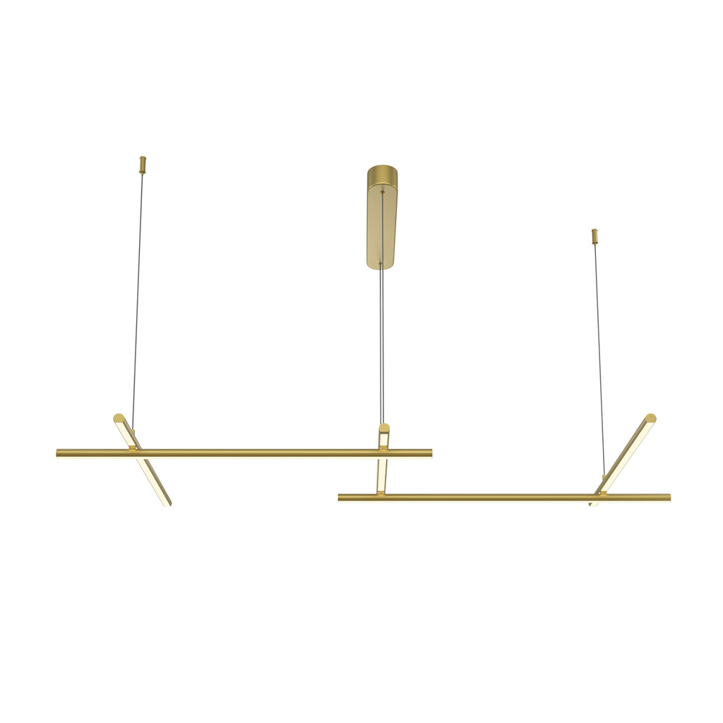 Maytoni Lampa wisząca Radiance - Aluminium - Złoty MOD278PL-L50G3K