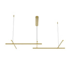 Maytoni Lampa wisząca Radiance - Aluminium - Złoty MOD278PL-L50G3K