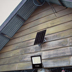 20W Naświetlacz LED solarny / Panel z przewodem / Pilot / Barwa:4000K / Obudowa: Czarna