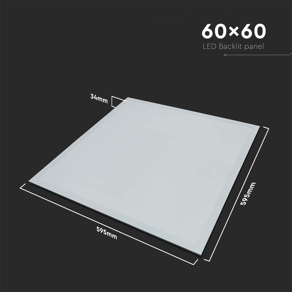 36W Panel LED 600x600mm / Barwa:3w1 / (120lm/W)