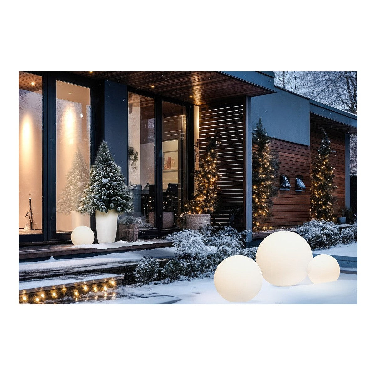 Nowodvorski Lampa stojąca CUMULUS S 25W only LED 50/60Hz IP44 - Tworzywo sztuczne PE - Biały 6976