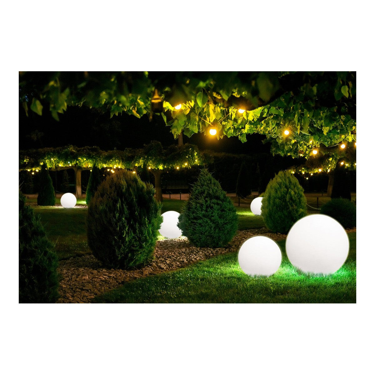 Nowodvorski Lampa stojąca CUMULUS M 25W only LED 50/60Hz IP44 - Tworzywo sztuczne PE - Biały 6977