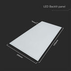 VT-6255CCT 45W LED BACKLIT PANEL 1195x595mm 3 SWITCH CCT 120LM/W