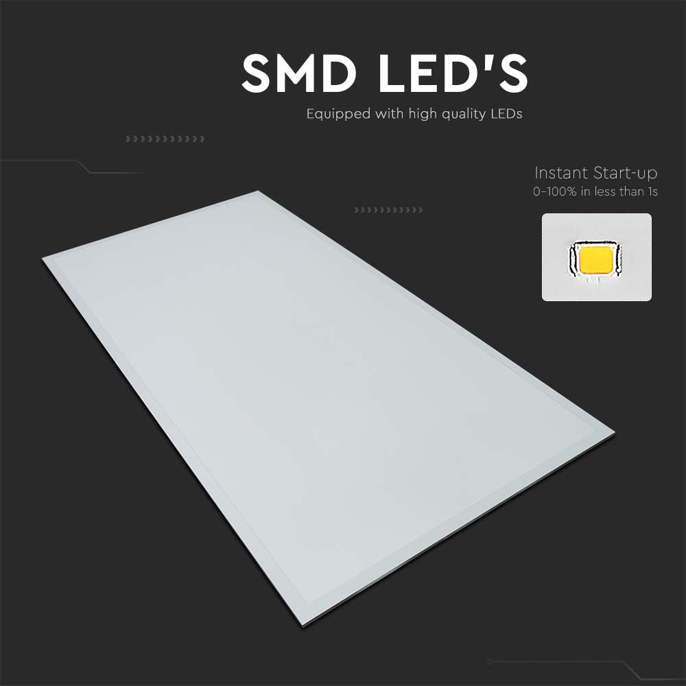 VT-6255CCT 45W LED BACKLIT PANEL 1195x595mm 3 SWITCH CCT 120LM/W