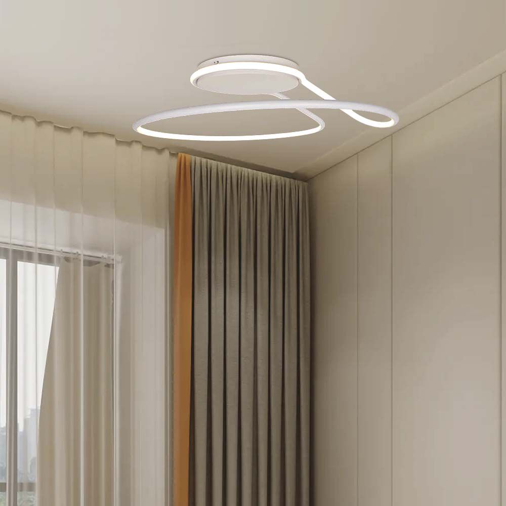 24W Lampa dekoracyjna LED / Barwa: 4000K / Kolor: Biały