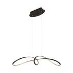 Maytoni Lampa wisząca Curve - Aluminium - Czarny MOD156PL-L52B4K