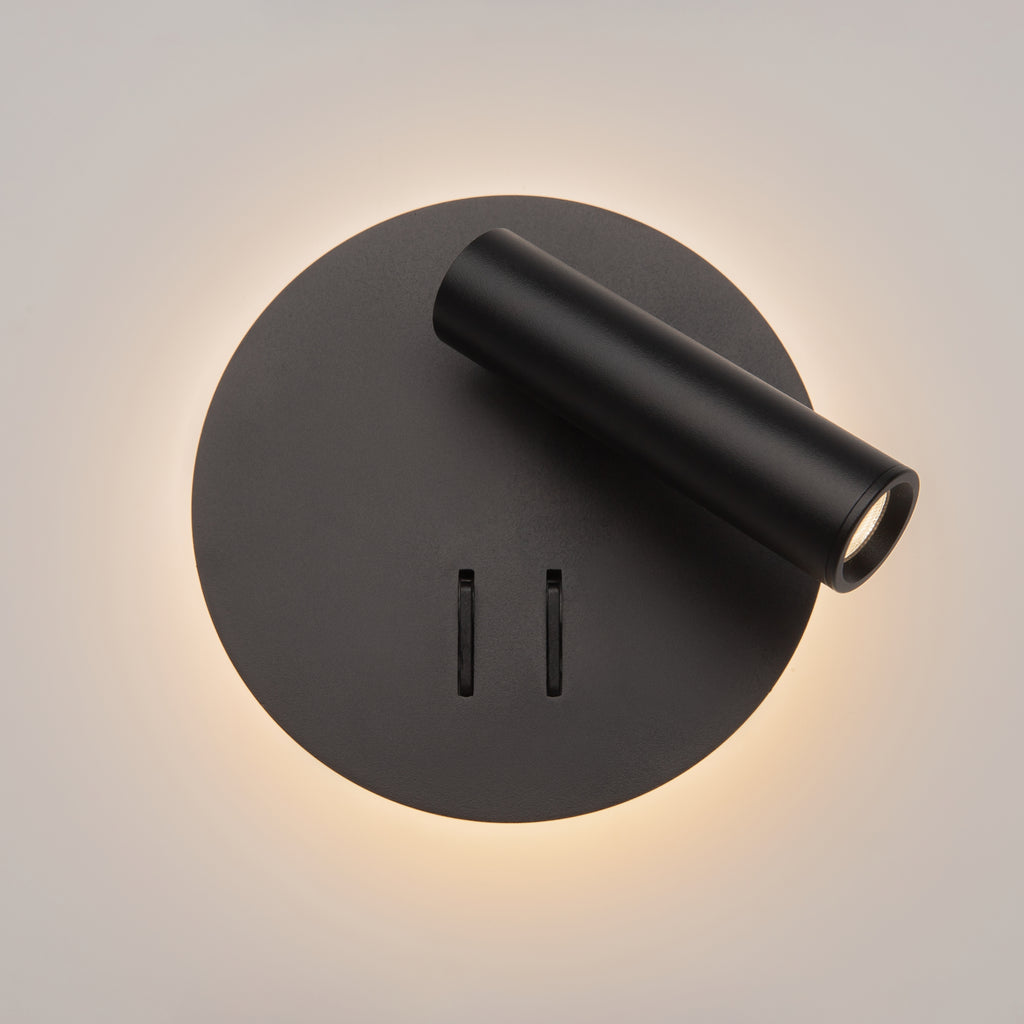 Maytoni Kinkiet Ios 176 - Aluminium - Czarny C176-WL-01-6W-B