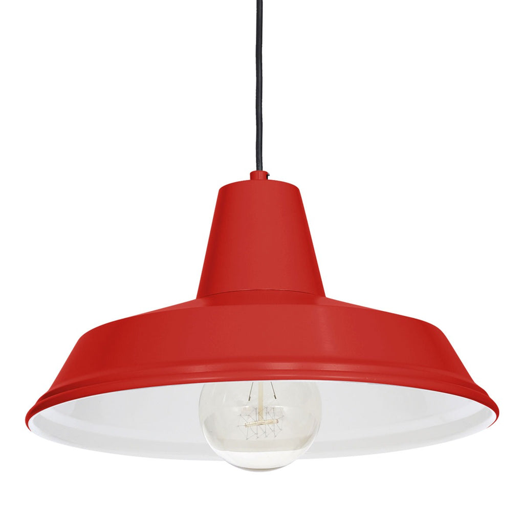 żyrandol Class red matt 1xE27