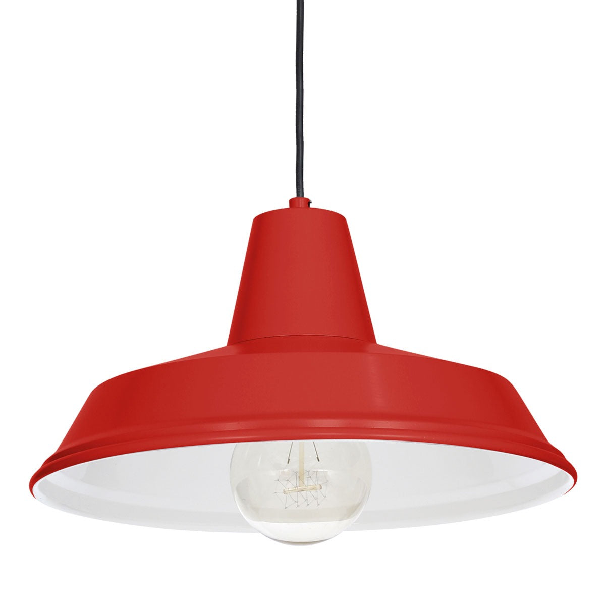 żyrandol Class red matt 1xE27