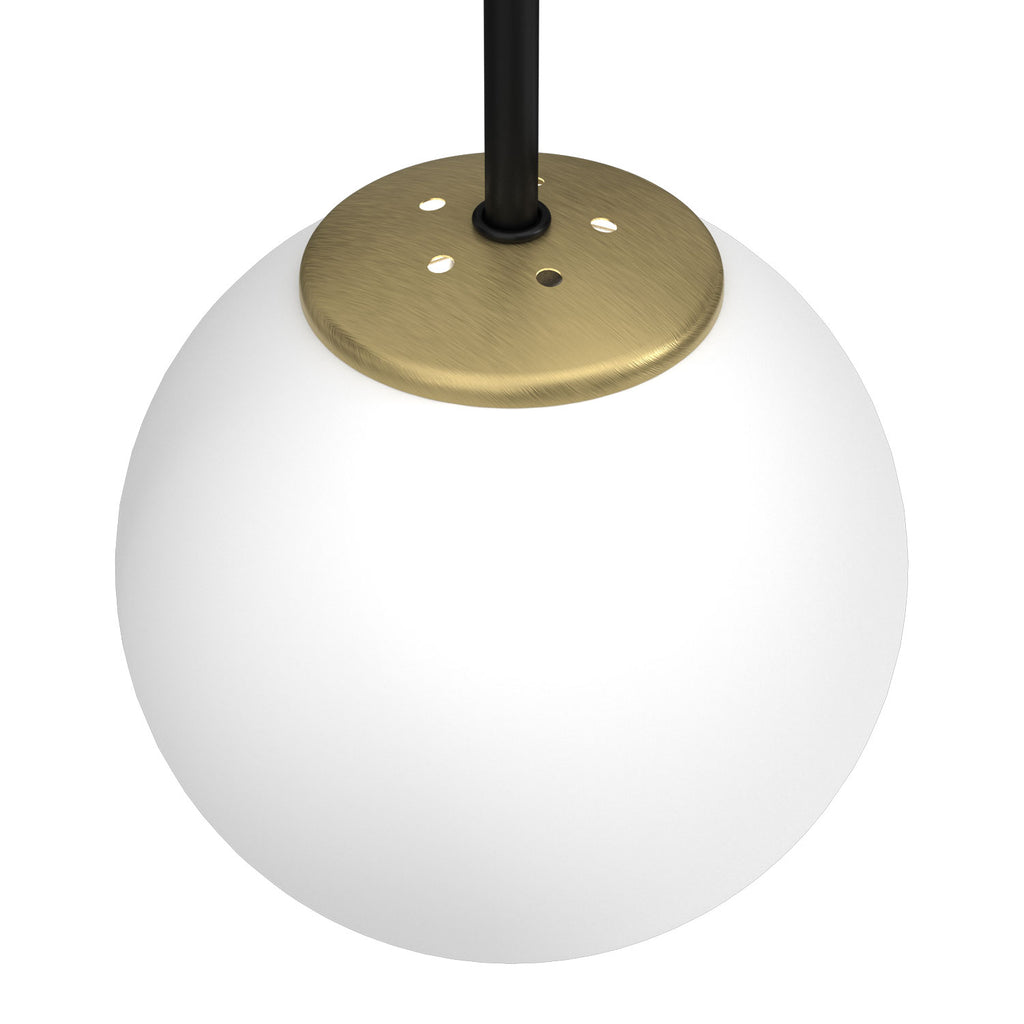 kinkiet Cambridge (glass 2815) black/brass 1xE14