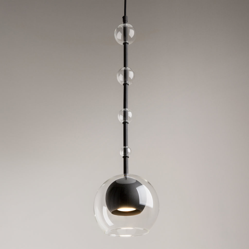 Maytoni Lampa wisząca Ros - Metal - Czarny MOD227PL-01B