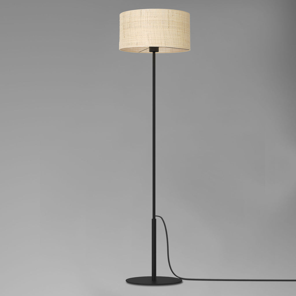 lampa podł. prosta, Rattan cylinder shade dia 400, h 200 1xE27