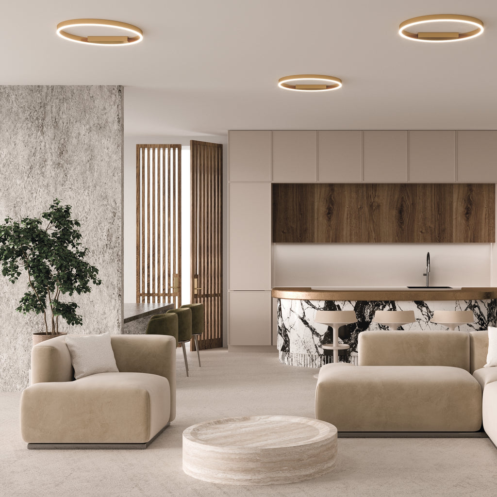 Maytoni Plafon Rim - Aluminium - Mosiądz MOD058CL-L35BSK