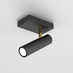 kinkiet/spot Axion black/gold 1xGU10