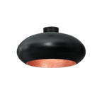 plafon Compo oval (dia 500) black/copper 1xE27