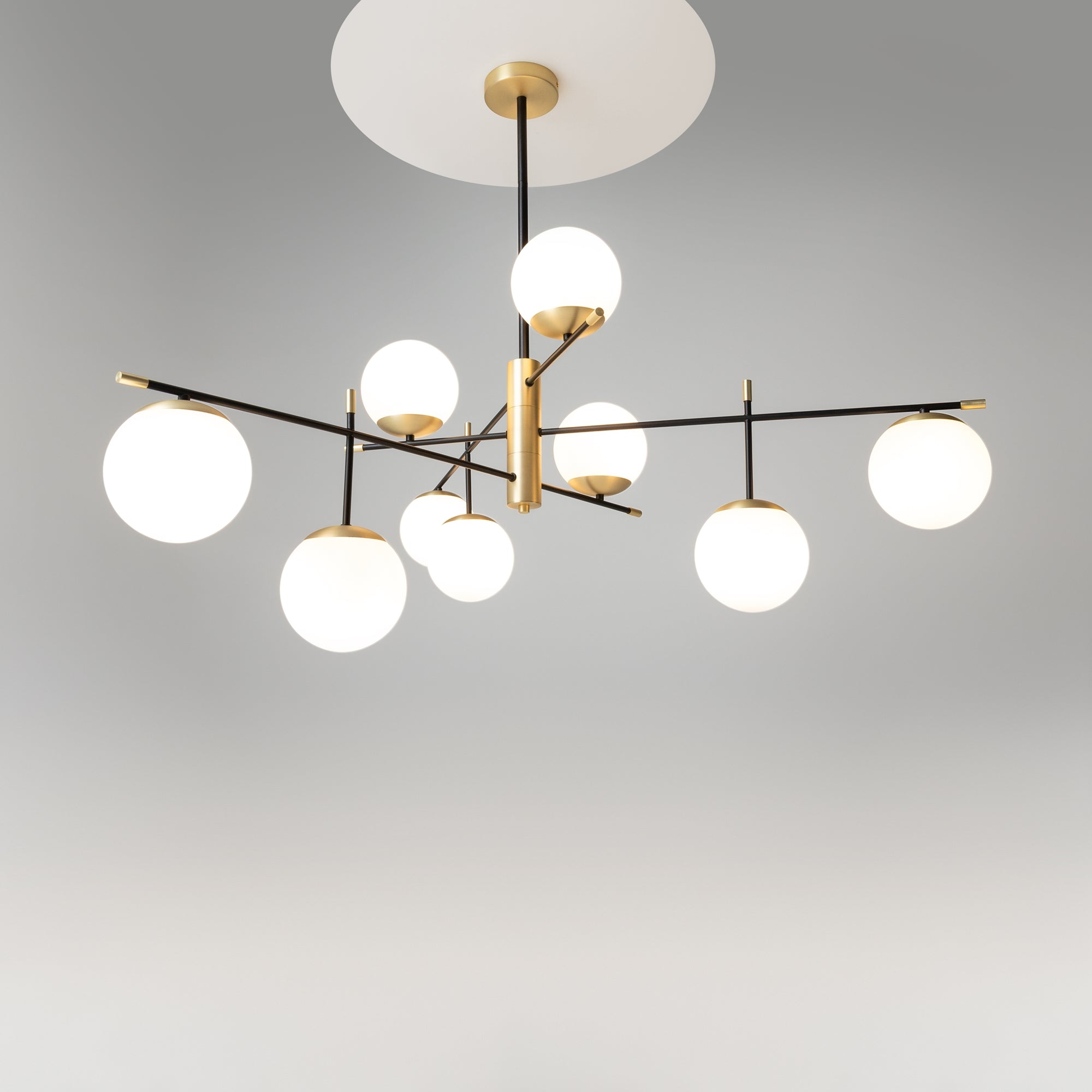 Maytoni Lampa wisząca Nostalgia - Metal - Czarny MOD048PL-09G