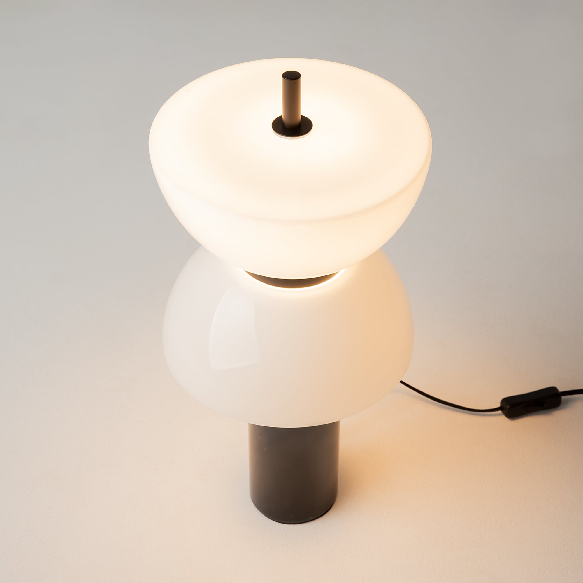 Maytoni Lampa stołowa Kyoto - Metal + marmur - Czarny MOD178TL-L11B3K