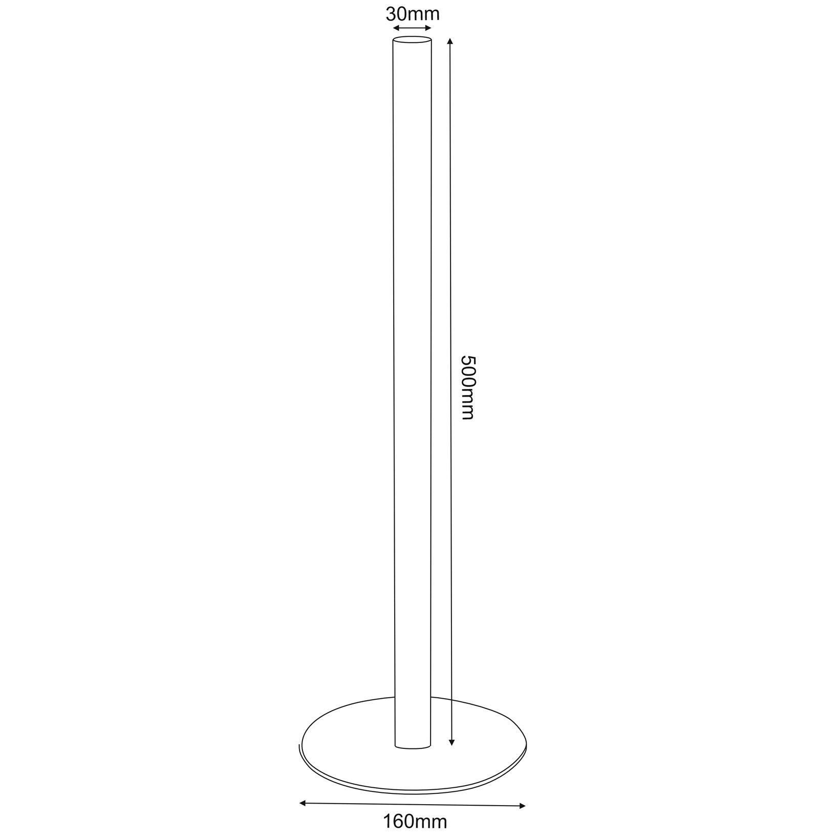 toilet paper stand, black