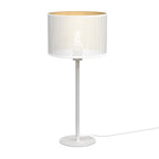 lampka gab. H 58 Loft shade white, cylinder shade dia 250, h 170 white/gold 1xE27