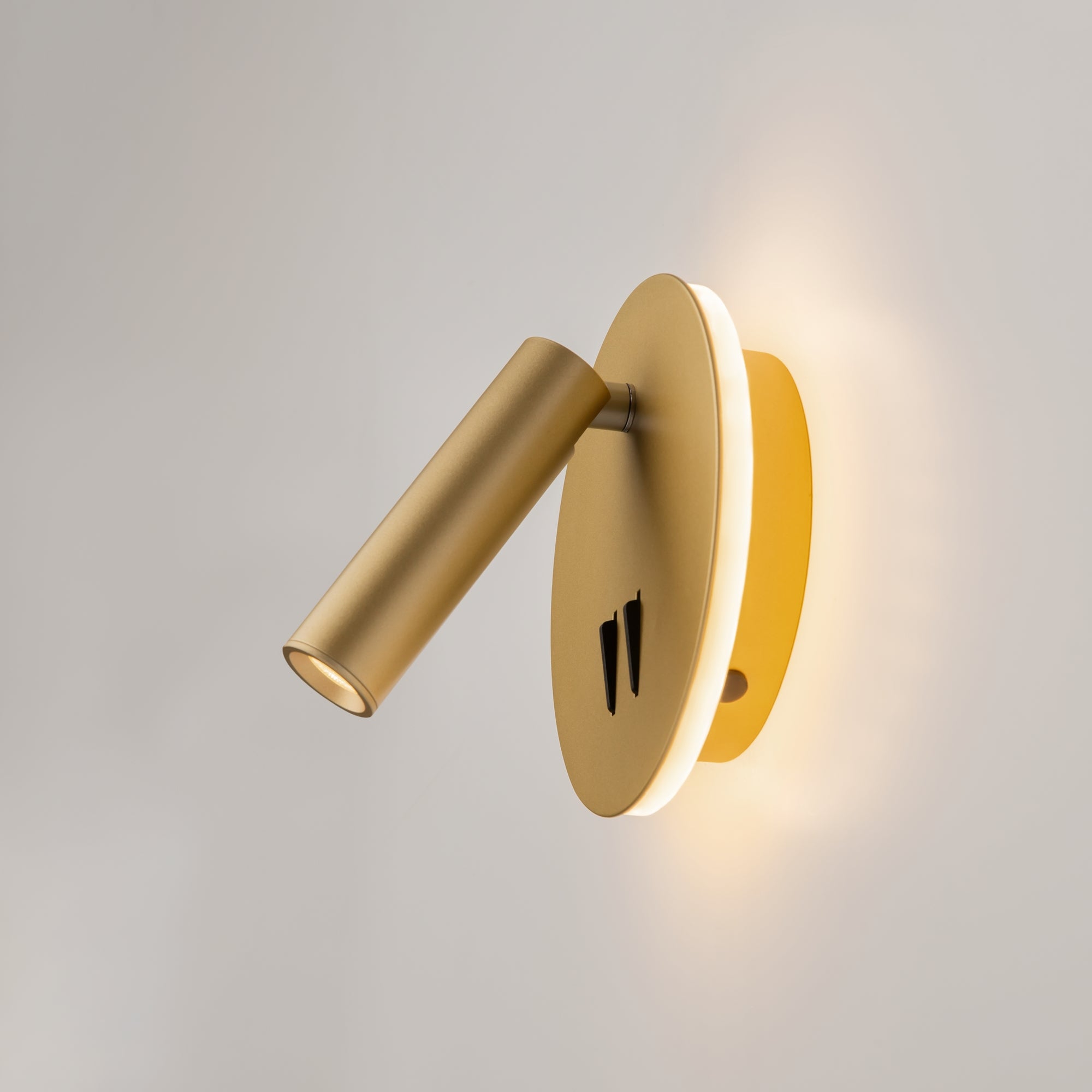 Maytoni Kinkiet Ios 176 - Aluminium - Złoty matowy C176-WL-01-6W-MG