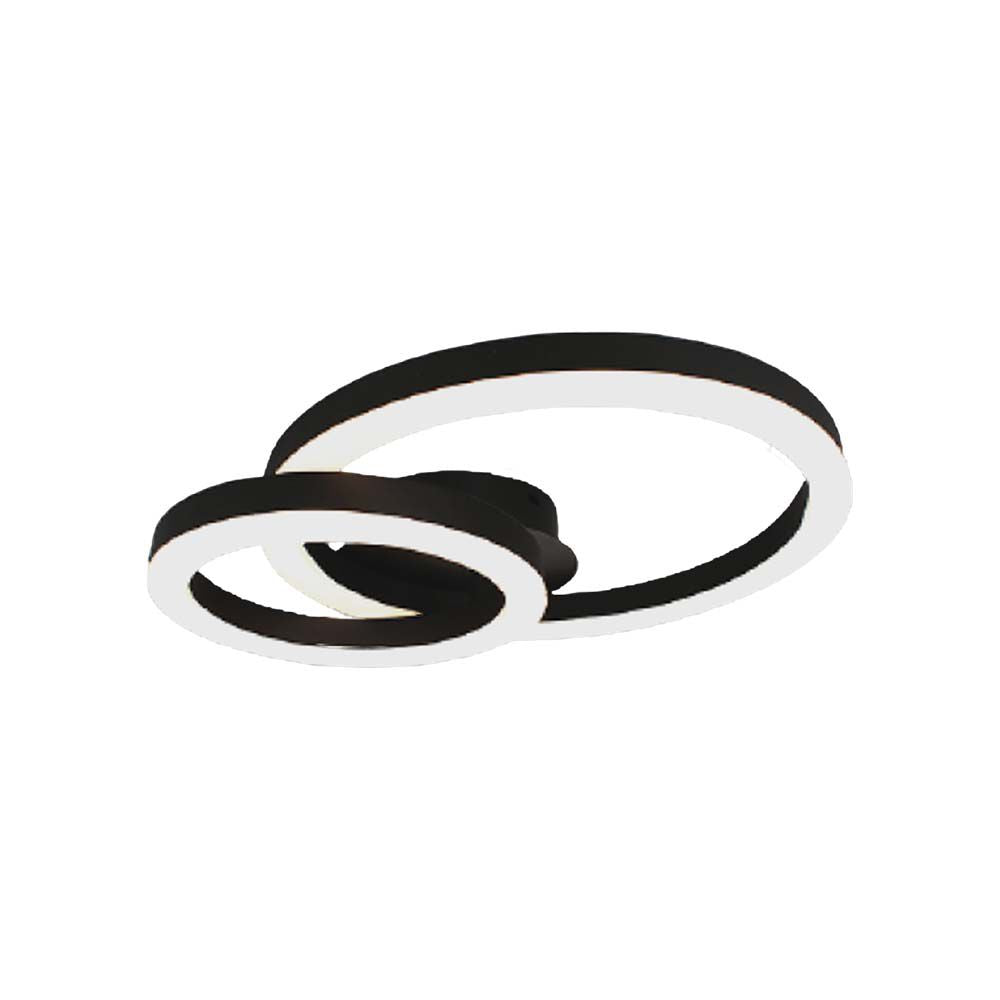 20W Lampa dekoracyjna LED dwupierścieniowa / Barwa: 3000K