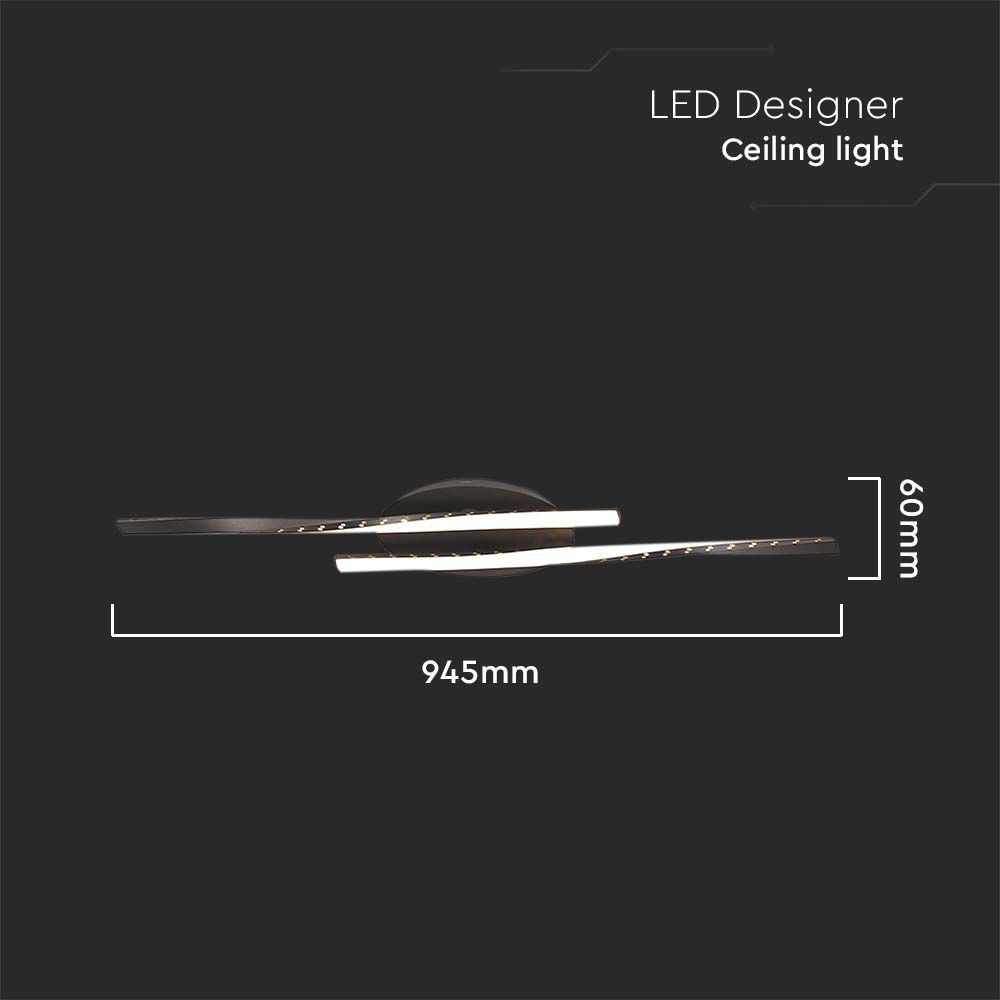 12W Lampa dekoracyjna LED sufitowa / Barwa: 3000K
