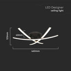 20W Lampa dekoracyjna sufitowa LED 3000K
