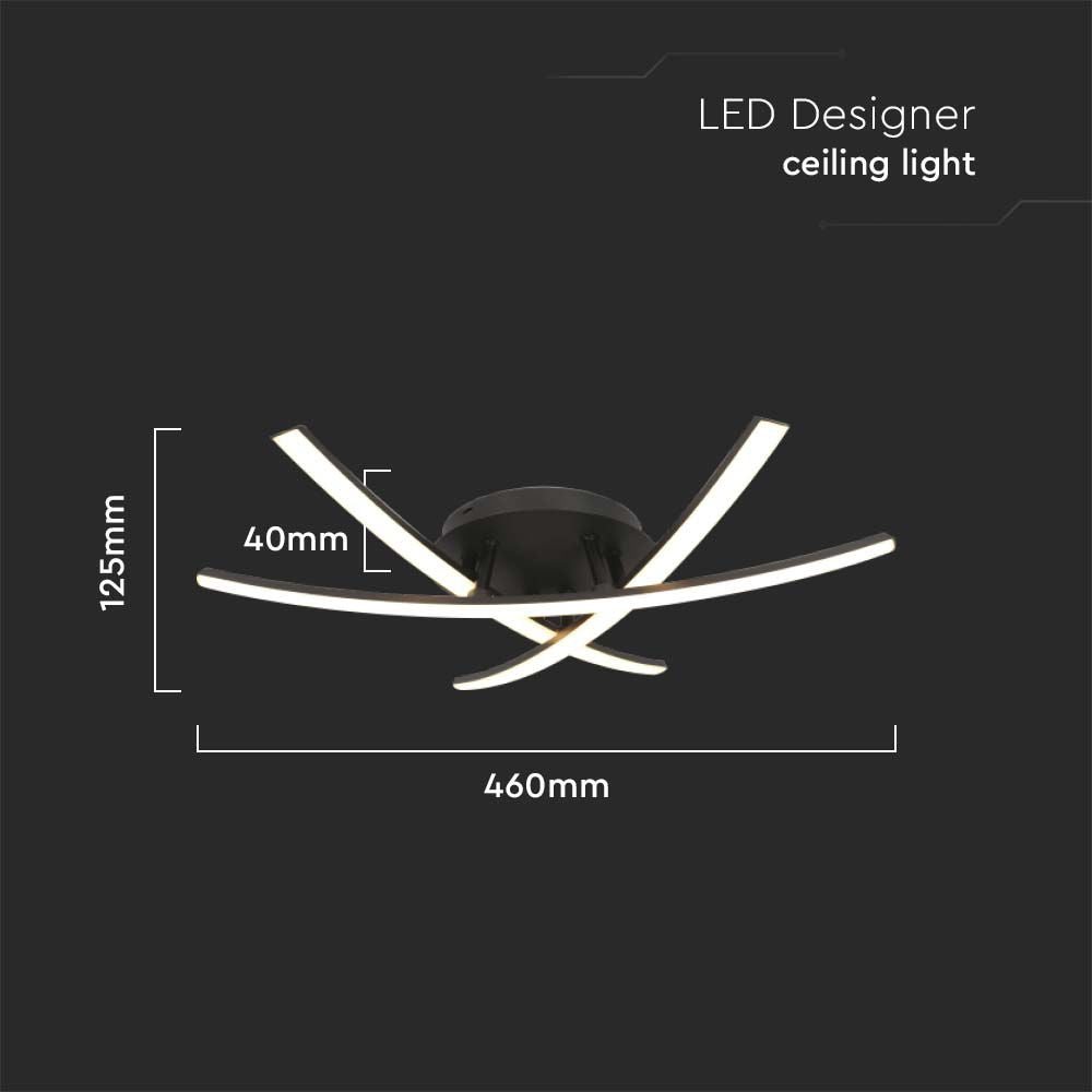 20W Lampa dekoracyjna sufitowa LED 3000K