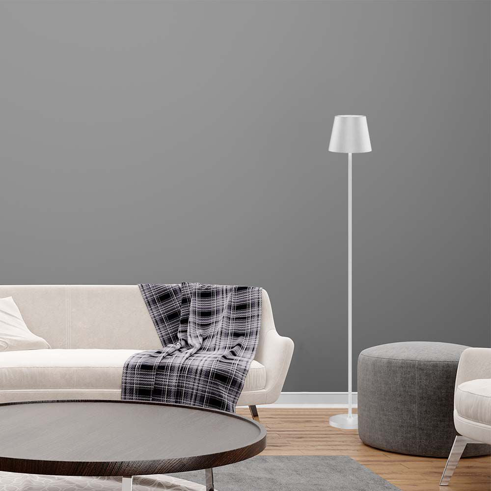 4W Lampa LED / Bateria: 4400mA / Barwa: 3000K / IP54 / Obudowa: Biała