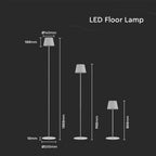 4W Lampa LED / Bateria: 4400mA / Barwa: 3000K / IP54 / Obudowa: Biała