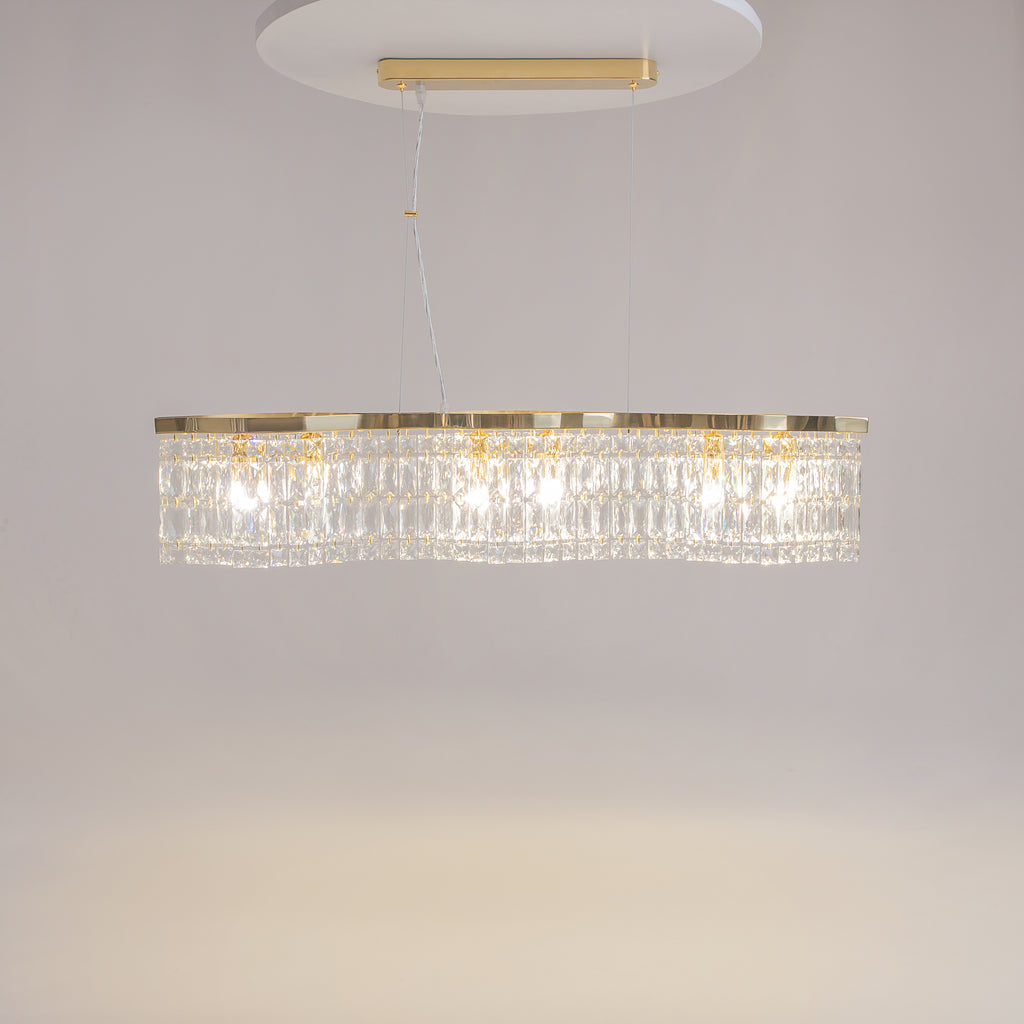 Maytoni Lampa wisząca Dune - Metal - Złoty DIA005PL-06G