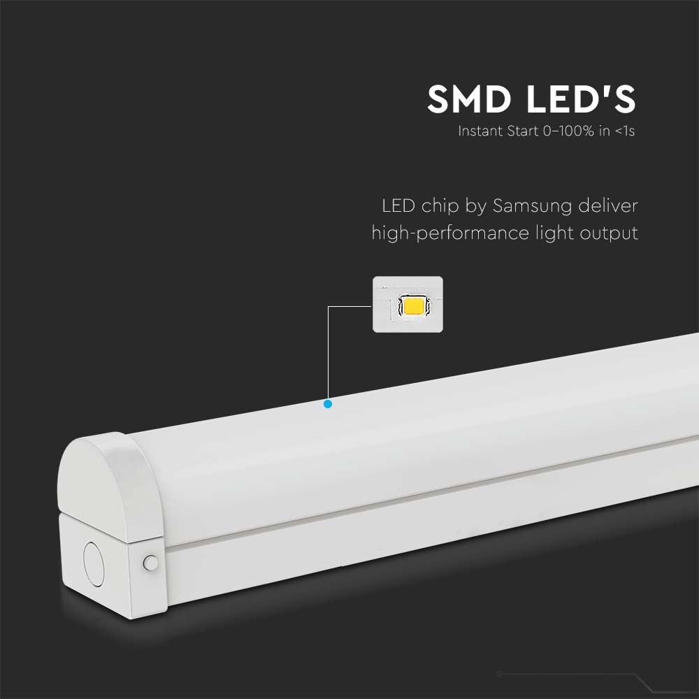 20W/30W/40W Belka oświetleniowa LED 120cm / Moduł awaryjny z sensorem / Chip SAMSUNG / Barwa:3w1 / Skuteczność 150lm/W