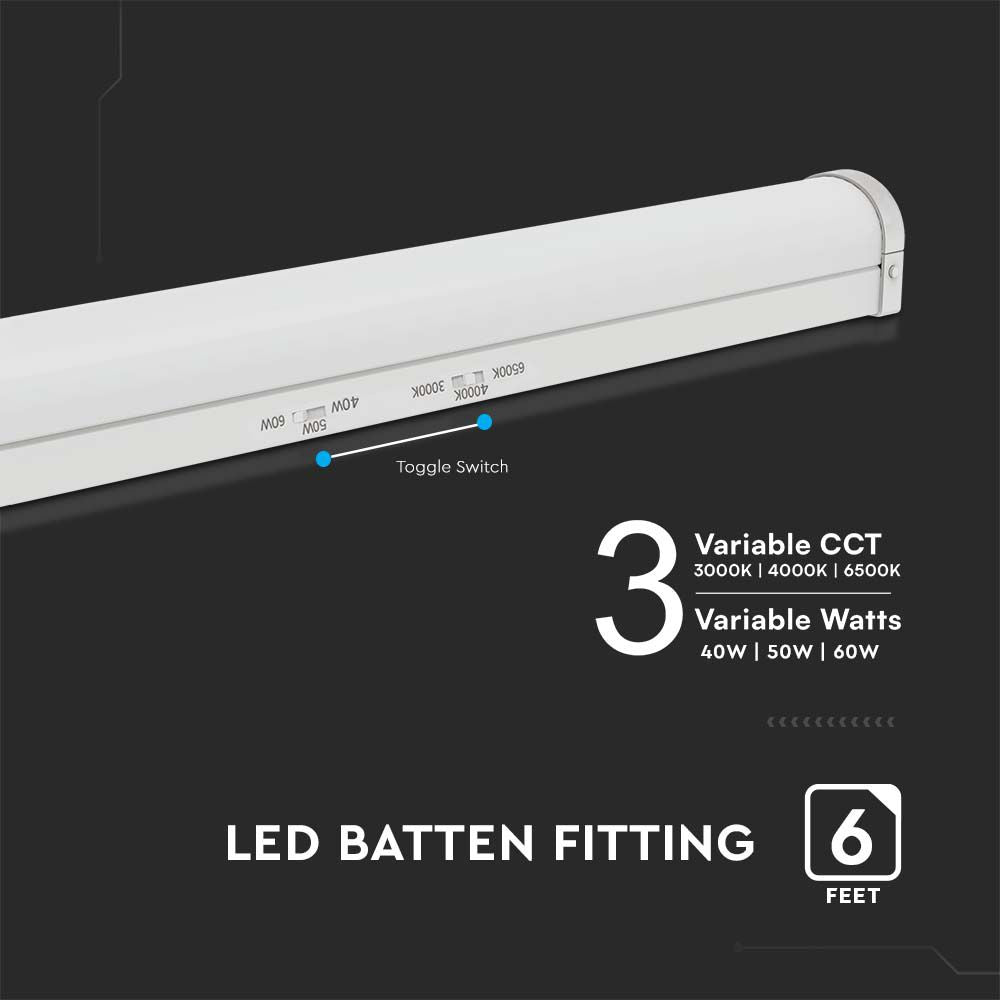 60W Belka oświetleniowa LED 180cm / Moduł awaryjny / Chip SAMSUNG / Barwa:3w1 / Skuteczność 140lm/W