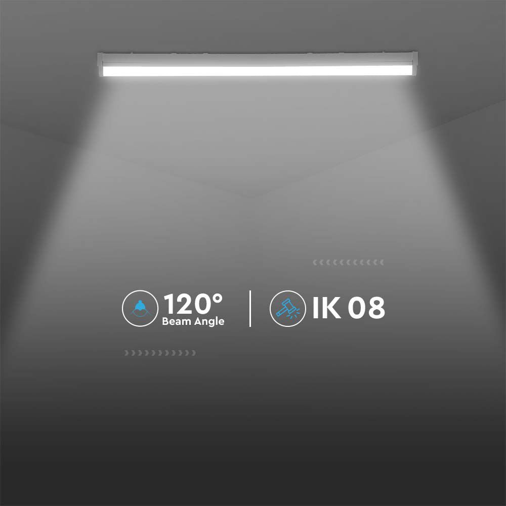 60W Belka oświetleniowa LED 180cm / Moduł awaryjny z sensorem / Chip SAMSUNG / Barwa:3w1 / Skuteczność 140lm/W