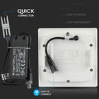 6W Panel LED / Chip SAMSUNG / Barwa:4000K / Kwadrat